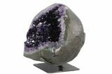 Top Quality, Amethyst Geode With Metal Stand - Uruguay #126147-2